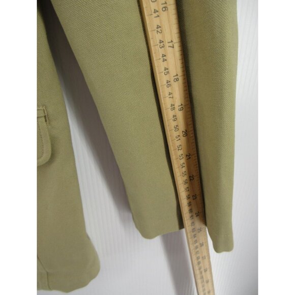 LL Bean Sport Coat 44 Blazer Safari Field Jacket Military Elbow Patch - Picture 6 of 13